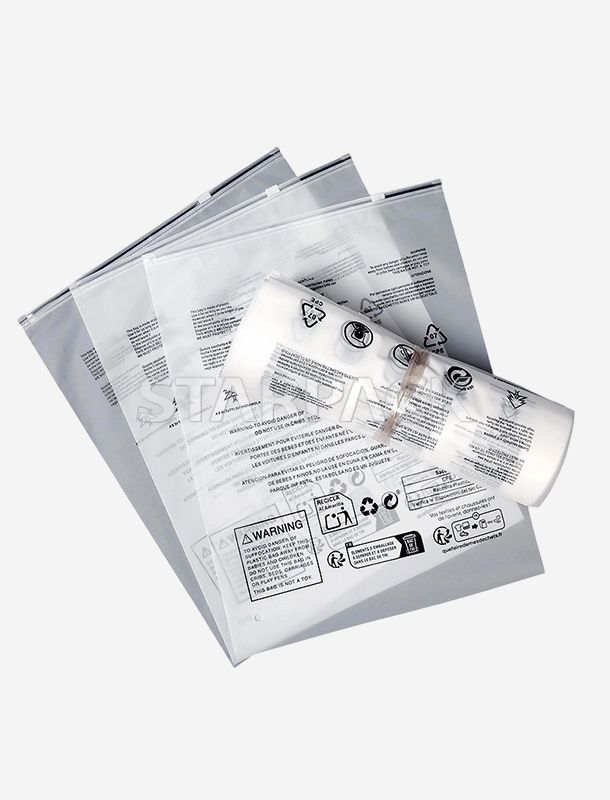 Fully Biodegradable Zipper Bags