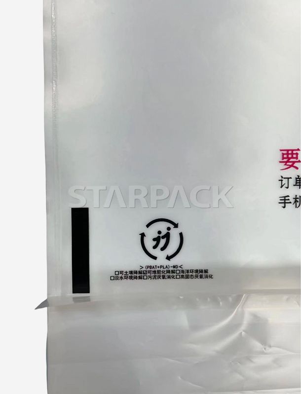 Fully Biodegradable Self-Adhesive Bags