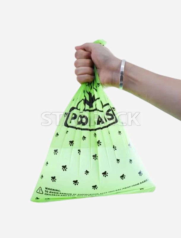 100% 可堆肥和可生物降解的宠物粪便袋