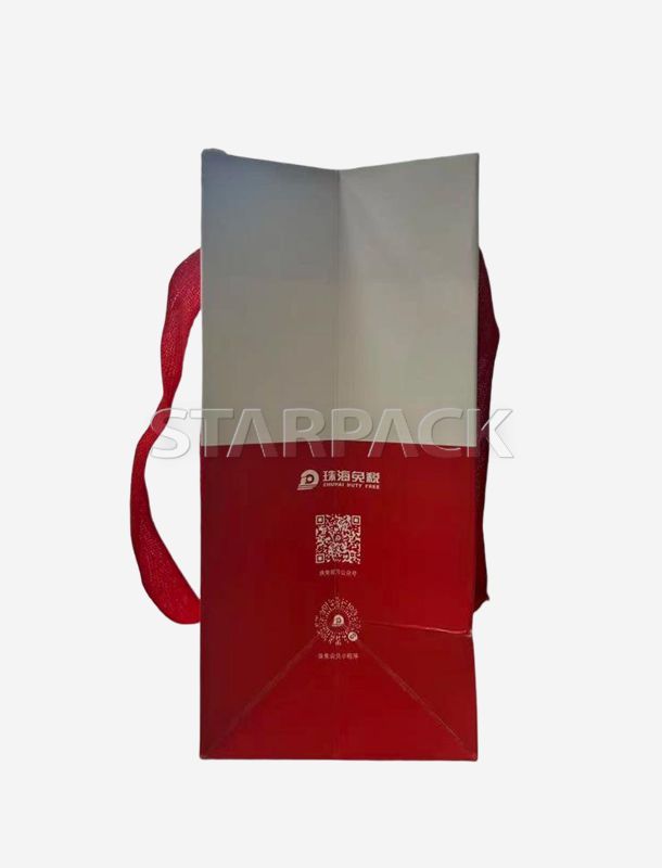 带加固手柄的优质重型豪华纸袋