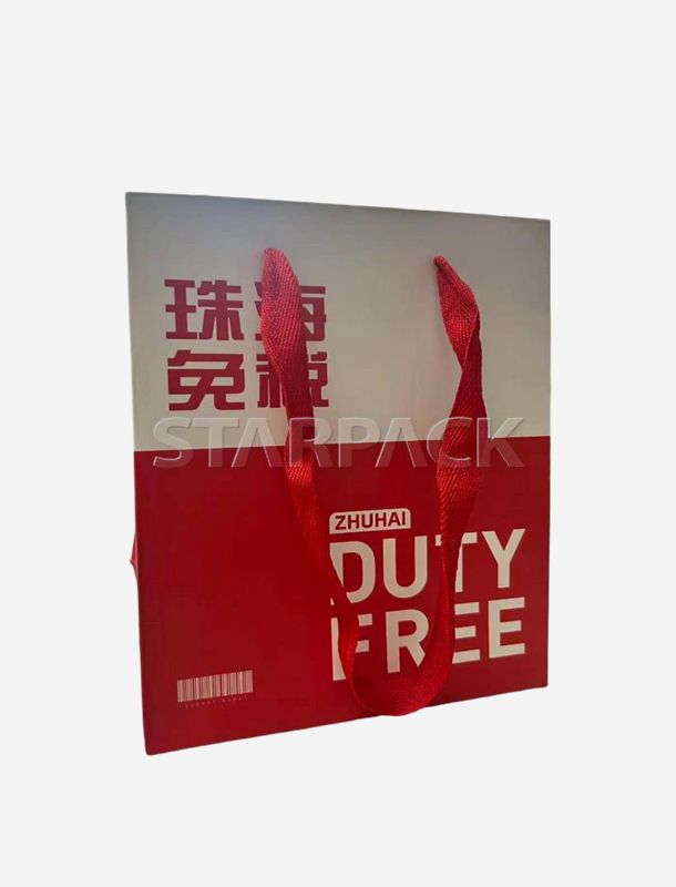 带加固手柄的优质重型豪华纸袋