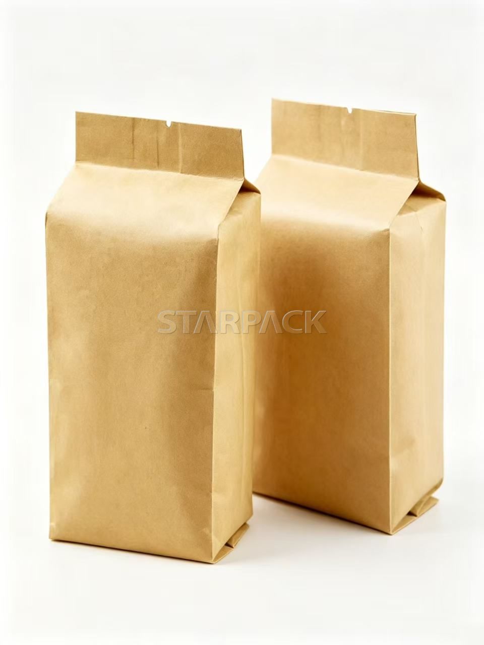 Kraft Paper Gusseted Bag