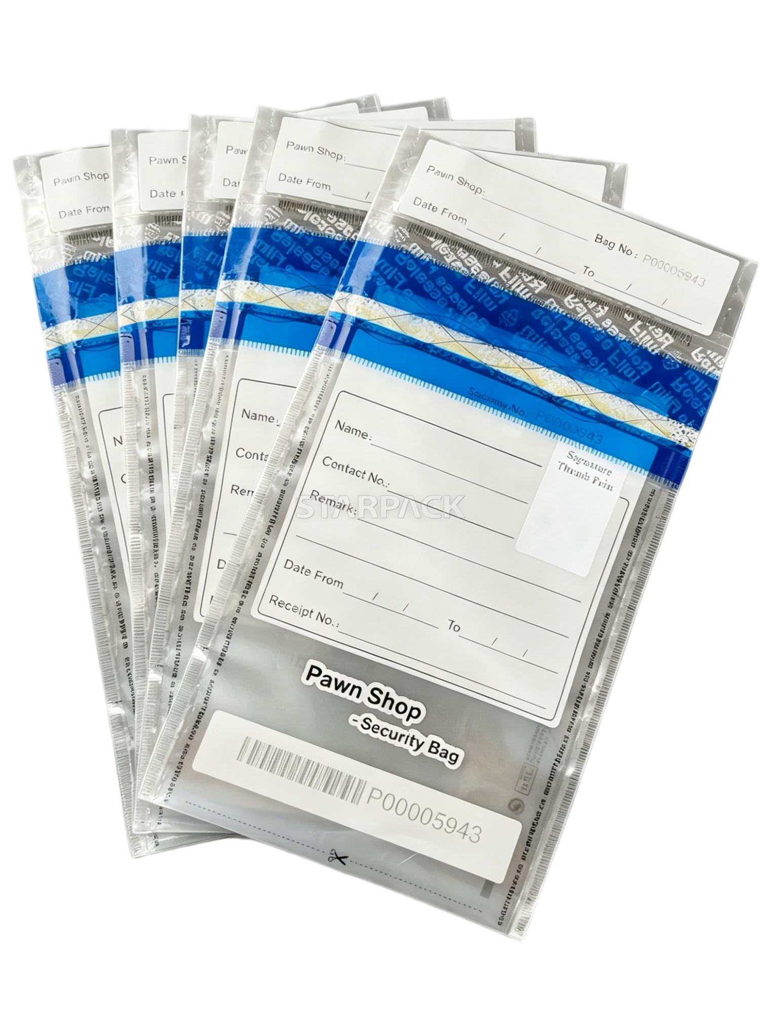 Pawnshop Anti-counterfeiting Bag