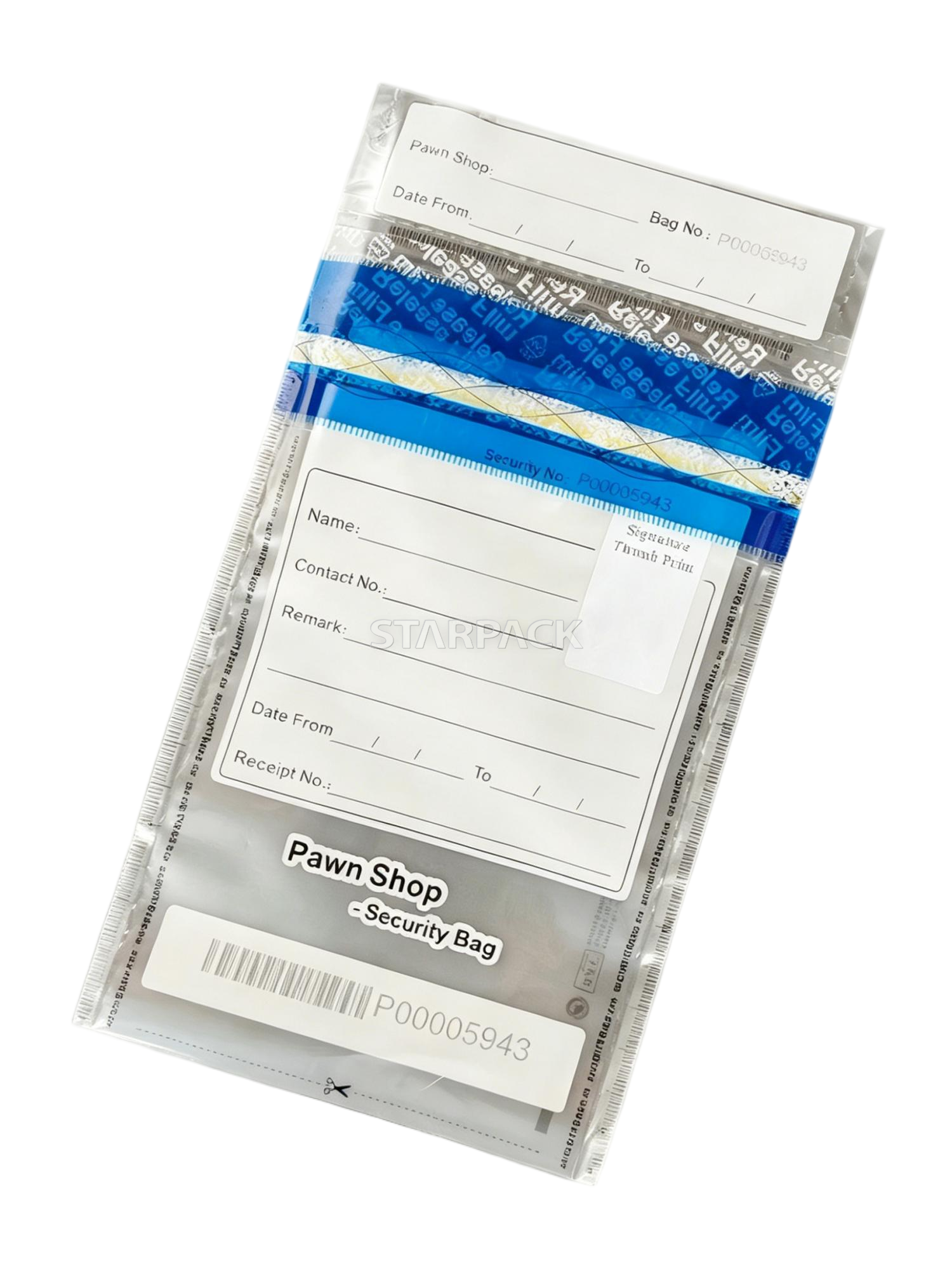 Pawnshop Anti-counterfeiting Bag