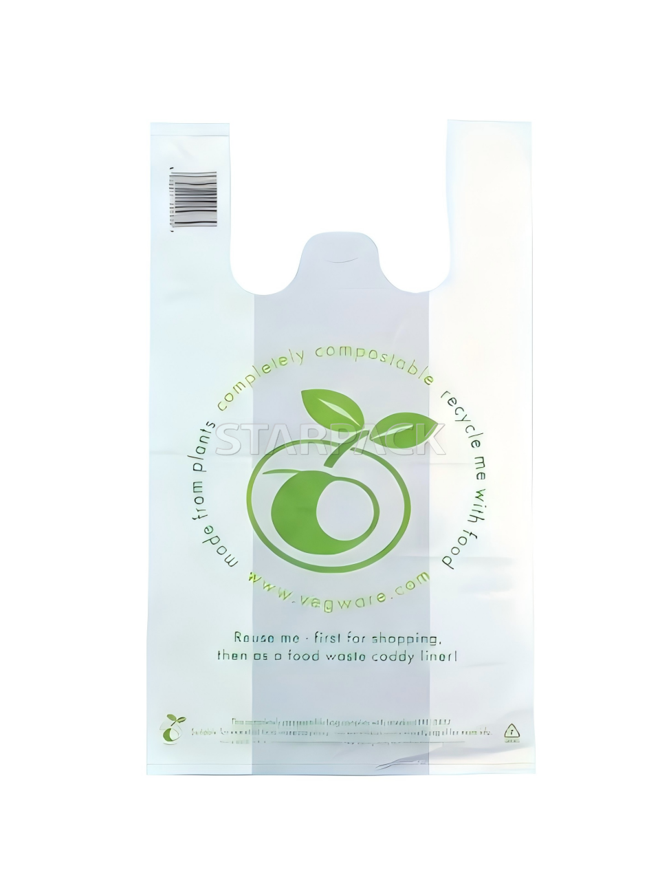 Fully Biodegradable T-shirt Bags