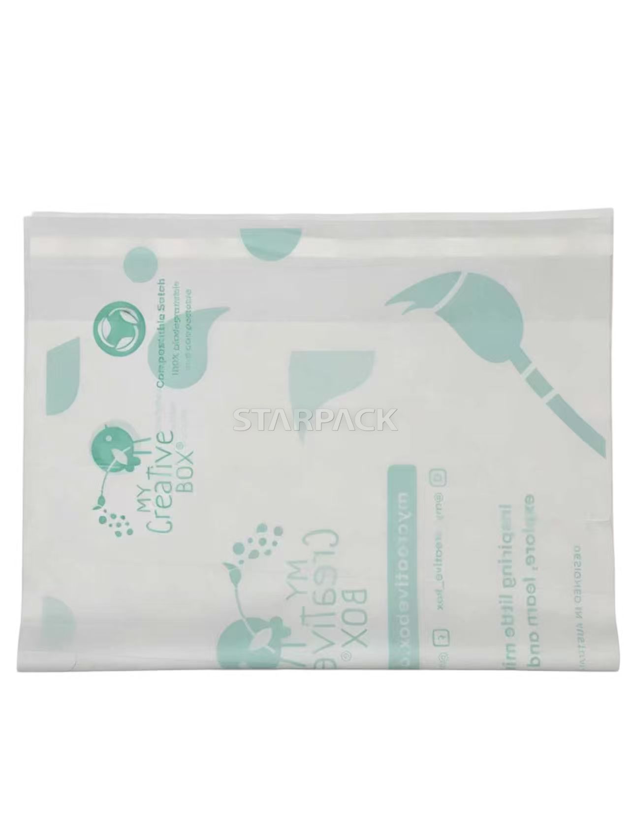 Fully Biodegradable Self-Sealing Bag