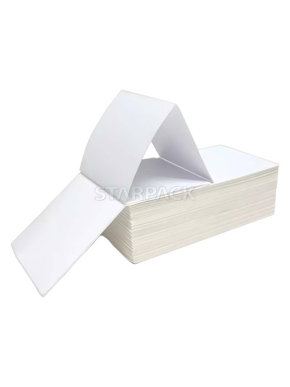 Folded Thermal Shipping Label