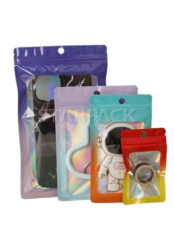 Aluminum Foil Flat Bottom Zipper Bag
