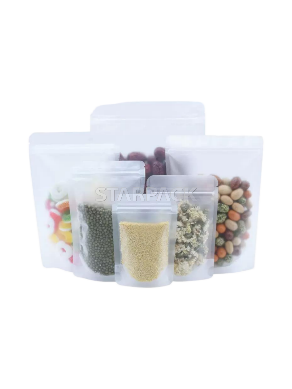 Matte Stand-up Zipper Pouch