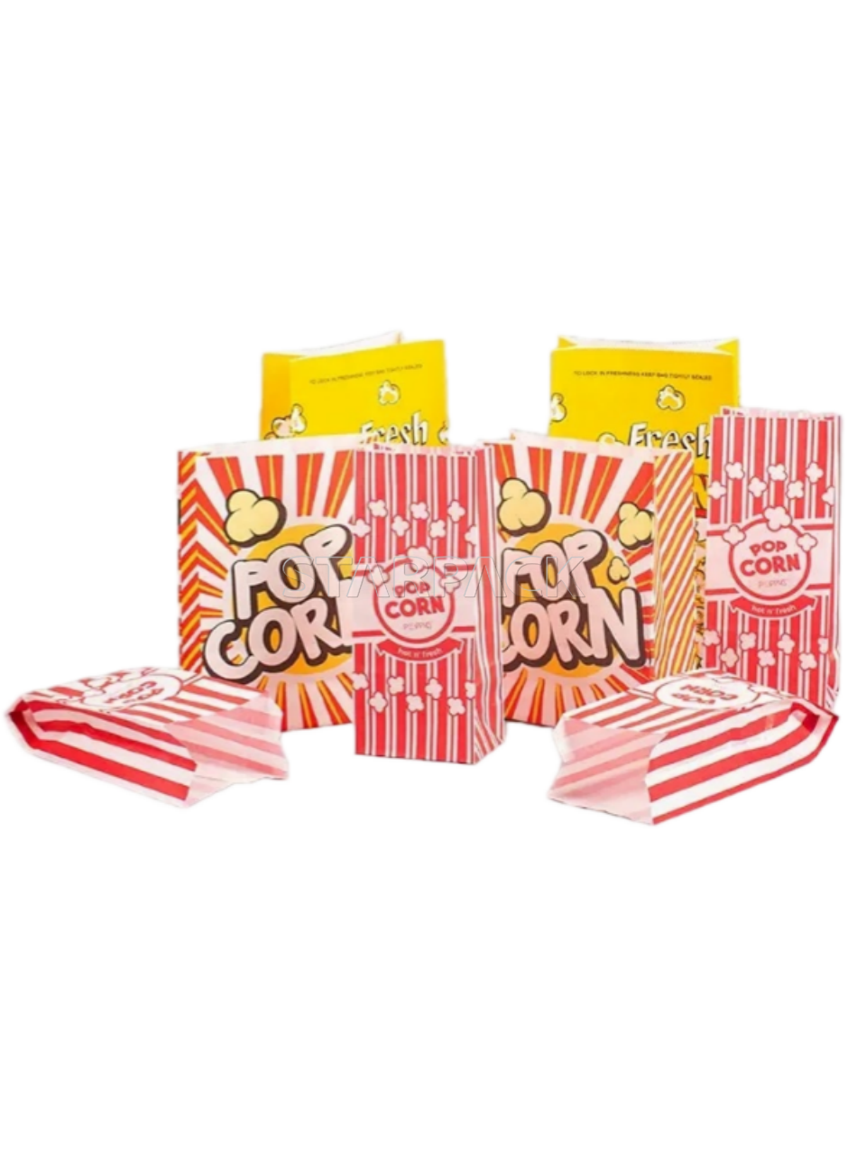 mixed-color-custom-popcorn-paper-bag-folded-display