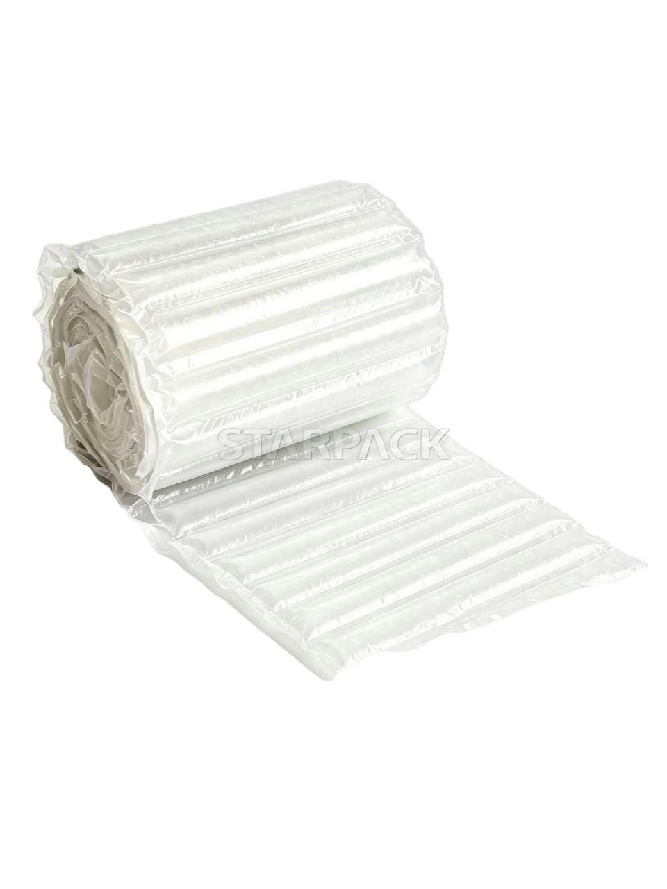 Eco compostable fully biodegradable air column cushion roll, shockproof inflatable packaging film for logistics protection