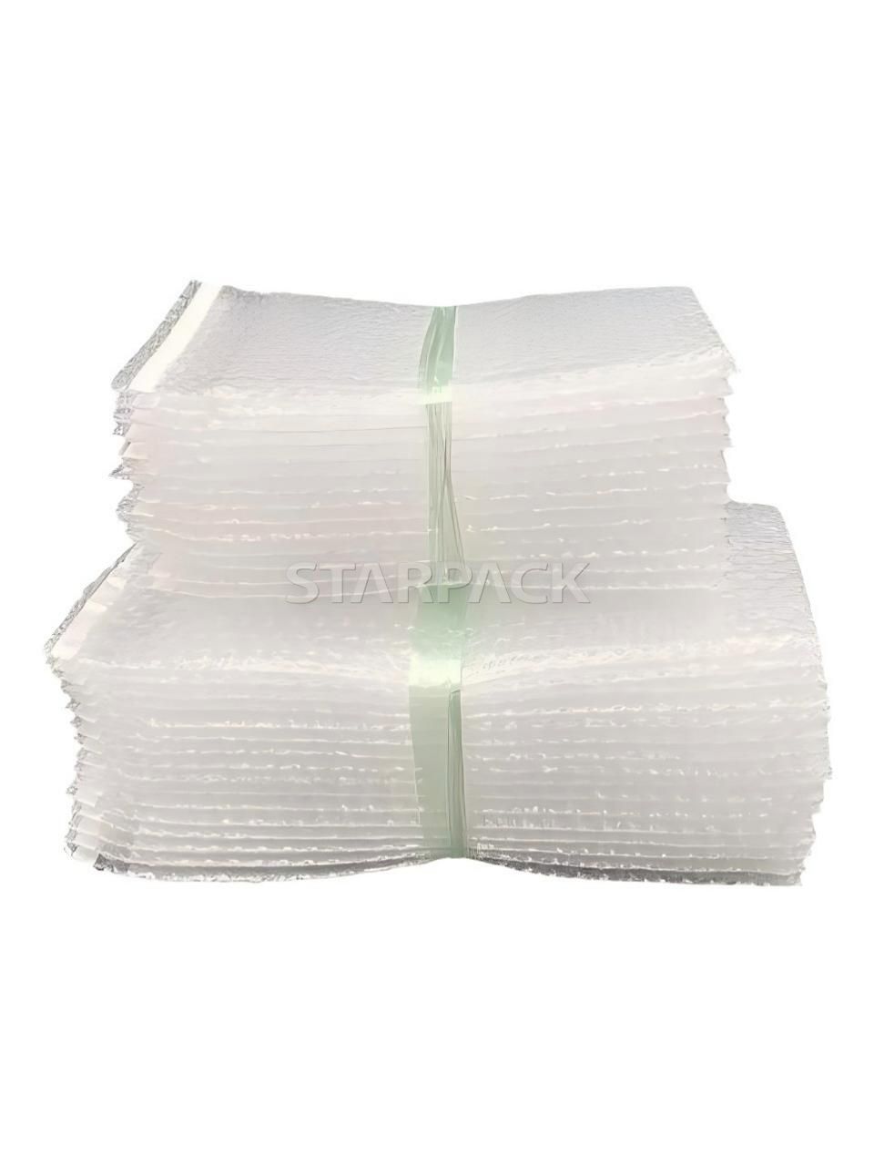 BundleStaggered overlap display bulk clear transparent bubble padded envelopes, waterproof see-through shockproof courier bags wholesale for cross-border small parcel packagingd stacked clear self-seal bubble mailers, transparent padded shipping envelopes