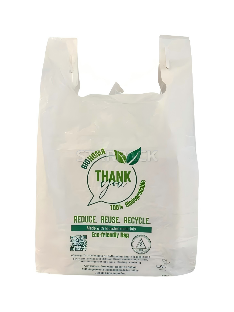 Biodegradable T‑shirt Bags
